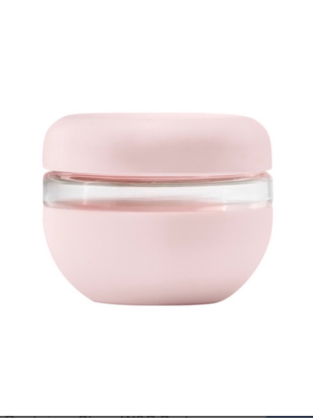 W&P Porter leak proof glass container in blush pink